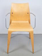 Moderne Thonet plywood Flow stoel armchair design J. Berg, Huis en Inrichting, Ophalen of Verzenden, N, Metaal, N
