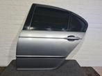 BMW E46 Sedan Deur Links Achter Portier Grijs Compleet, Ophalen, Gebruikt, Deur, Links