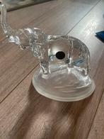 Glazen olifant, Antiek en Kunst, Antiek | Glas en Kristal, Ophalen of Verzenden