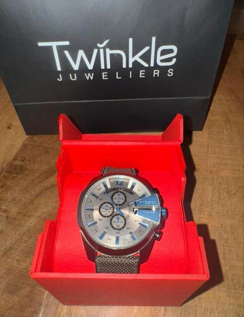Diesel Mega Chief DZ4500 Heren Horloge 51mm, Sieraden, Tassen en Uiterlijk, Horloges | Heren, Zo goed als nieuw, Overige merken