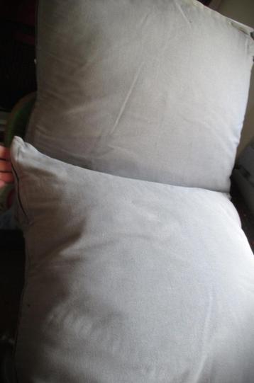 Kussen~mosgroen~Katoen~Gurli~50 cm~rits~ikea beschikbaar voor biedingen
