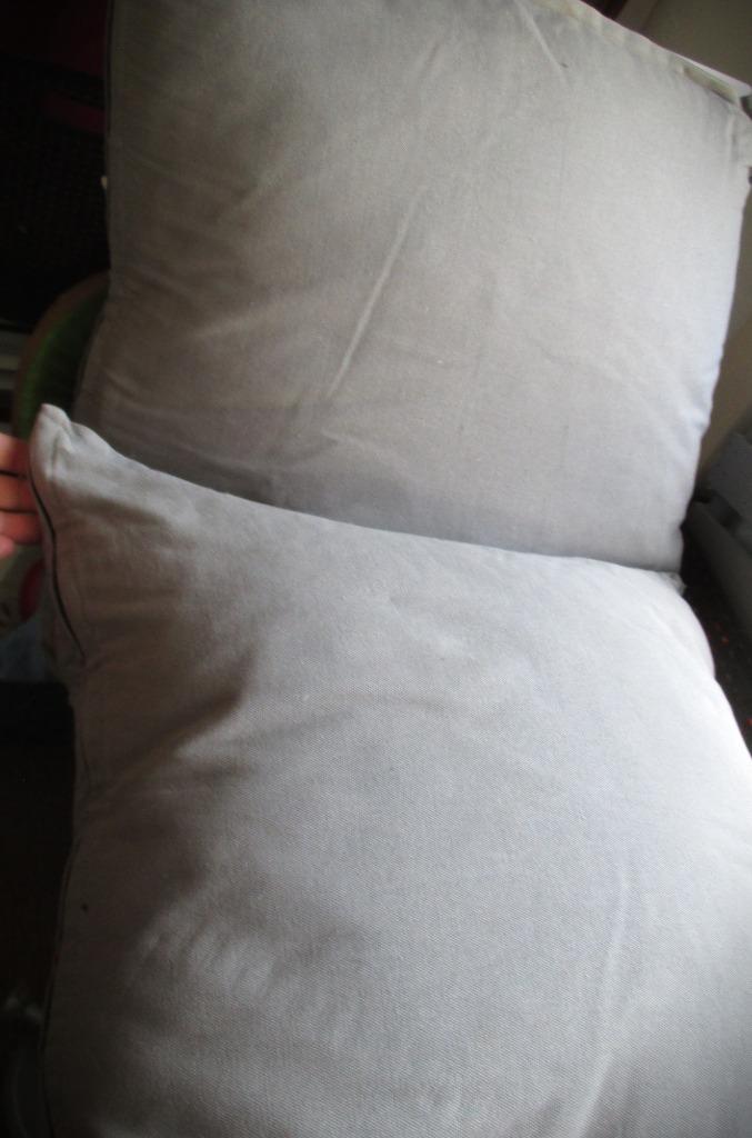Kussen~mosgroen~Katoen~Gurli~50 cm~rits~ikea, Huis en Inrichting, Woonaccessoires | Kussens, Gebruikt, Vierkant, Ophalen of Verzenden