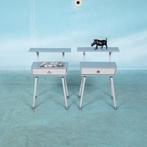 Vintage set pastel nachtkastjes Auping l set night stands, Ophalen of Verzenden, Gebruikt