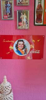 Metalen Coca Cola plaat, Ophalen of Verzenden, Reclamebord