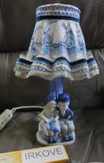 DELFT BLAUW SCHATTIGE LAMP * Met Kap *, Verzenden