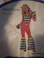 Pink jumpsuit roze rainbow regenboog carnaval 44 46 pak, Kleding | Dames, Jumpsuits, Ophalen, Nieuw, Maat 46/48 (XL) of groter