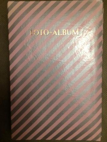 foto album grijs roze gestreept beschikbaar voor biedingen