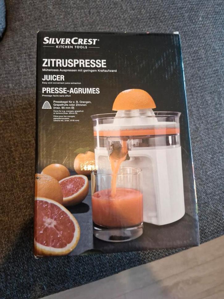 SilverCrest Citruspers - Nieuw in doos!, Witgoed en Apparatuur, Juicers, Nieuw, Citruspers, Elektrisch, Ophalen