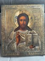 Russian antieke silver icon 19eeuw, Ophalen of Verzenden