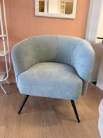 Lichtblauwe Fonq fauteuil - Nieuwstaat!, Huis en Inrichting, Fauteuils, Ophalen, 75 tot 100 cm, Zo goed als nieuw, 75 tot 100 cm