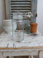 Brocant glazen (Tonnema) voorraadpotje, Ophalen of Verzenden