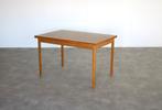 vintage eettafel | tafel | jaren 60 | uitschuifbaar | Zweeds, Huis en Inrichting, Tafels | Eettafels, Gebruikt, 100 tot 150 cm