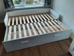 Bed uitschuifbaar (eenpersoons en tweepersoons), Ophalen, Wit, Tweepersoons, Overige maten