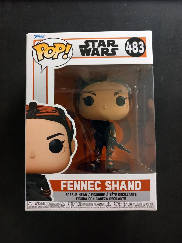 Funko Pop! Star Wars Fennec Shand 483 Ongeopend, Verzamelen, Poppetjes en Figuurtjes, Zo goed als nieuw, Verzenden