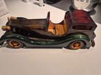 Klassieke Houten Auto - 39cm, Antiek en Kunst, Antiek | Speelgoed, Ophalen of Verzenden