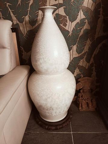 Gigantische chinese parelmoer kalebas vaas 115 cm beschikbaar voor biedingen