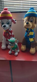 3 Paw Patroll knuffels 2 grote 1 kleine Rocky, Ophalen of Verzenden, Zo goed als nieuw