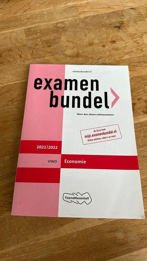 Examenbundel VWO Economie 2021/2022, Boeken, Schoolboeken, Zo goed als nieuw, Economie, VWO, Ophalen of Verzenden