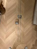 Chroom Espagnoletten - 2 stuks, Doe-het-zelf en Verbouw, Hang- en Sluitwerk, Ophalen of Verzenden, Gebruikt, Chroom, Schuif of Grendel