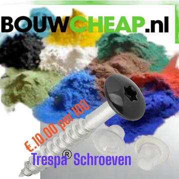 Trespaschroeven lengtes 25-32-38-50-60-70-80 en 100mm beschikbaar voor biedingen