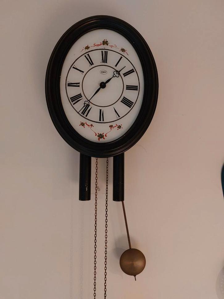 Vintage Orfac Klok - Wandklok, Antiek en Kunst, Antiek | Klokken, Ophalen of Verzenden