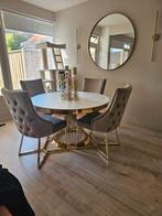 Complete eetkamerset, Huis en Inrichting, Complete eetkamers, Ophalen, Zo goed als nieuw, 4 tot 6 stoelen