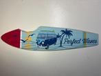 Houten surfplank wandbord perfect wavers 60cm, Ophalen of Verzenden, Nieuw