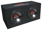 Renegade RXV1002 dubbele subwooferkist 10 inch slechts €179, Ophalen of Verzenden, Nieuw