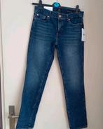 7 For all Mankind Roxanne sideline darkblue mt 28 nieuw, Blauw, Nieuw, Ophalen of Verzenden, W28 - W29 (confectie 36)