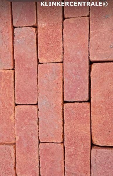 40m2 rood Paviona gebakken dikformaat klinkers 7-duimers, Bij dit gebruikte product niet meer te achterhalen., Gebruikt, Verzenden