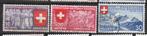 E816 Zwitserland 1939 tentoonstelling gestempeld 341 343 it, Ophalen of Verzenden, Gestempeld