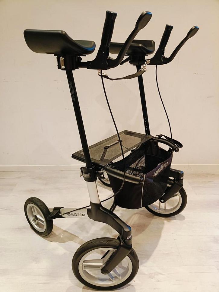 Gemino 60M Walker armschalen rollator incl Servicebeurt IZGS, Diversen, Rollators, Zo goed als nieuw, Lichtgewicht, Opvouwbaar