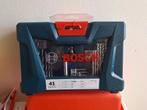 41-delige Gereedschapskoffer van Bosch, Doe-het-zelf en Verbouw, Gereedschapskisten, Nieuw, Ophalen of Verzenden, Gevuld