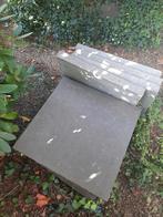 Antraciet tegels 60x60, Tuin en Terras, Ophalen, Zo goed als nieuw, 10 m² of meer, Beton