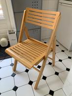 Ikea houten klapstoelen, Huis en Inrichting, Stoelen, Ophalen, Gebruikt, Bruin, Vijf, Zes of meer stoelen