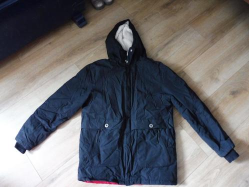 Zwarte winterjas van Pull and Bear, Kleding | Heren, Jassen | Winter, Zo goed als nieuw, Maat 48/50 (M), Zwart, Ophalen of Verzenden