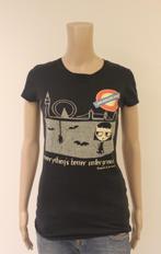 David Goliath zwart t-shirt met print maat S/M, Maat 38/40 (M), ., Zwart, Ophalen of Verzenden