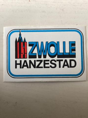 Sticker Zwolle Hanzestad beschikbaar voor biedingen