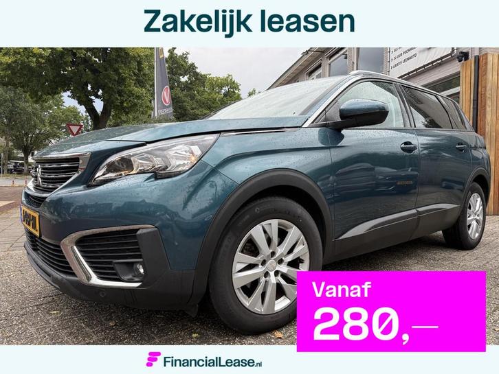 Peugeot 5008 130pk PT Executive Aut. 7p., Camera | Navi & Ca, Auto's, Peugeot, Bedrijf, Lease, Financial lease, ABS, Achteruitrijcamera