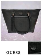 Guess Tote Bag grijs/zwart Monogram, Verzenden, Zo goed als nieuw, Grijs, Handtas