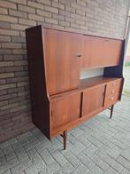 Vintage wandkast - highboard - jaren 60, Ophalen, Zo goed als nieuw, 25 tot 50 cm, Minder dan 150 cm
