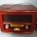 Antiek uitziende radio/cd speler met USB, Audio, Tv en Foto, Cd-spelers, Ophalen, Zo goed als nieuw, Overige merken, Met radio