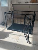 Hondenkennel Flamingo Kazan S 93x59x64 zwart, Dieren en Toebehoren, Hondenhokken, Ophalen, Hondenkennel, Minder dan 65 cm, Zo goed als nieuw