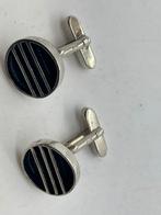 B16 Prachtige zilveren manchetknopen, Sieraden, Tassen en Uiterlijk, Antieke sieraden, Ophalen of Verzenden, Zilver, Manchetknopen