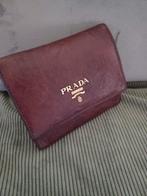 Prada Bruine Leren Portemonnee, Sieraden, Tassen en Uiterlijk, Portemonnees, Overige merken, Gebruikt, Ophalen of Verzenden, Leer