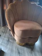 Vtwonen Velvet Fauteuil - Schelpvormig, Minder dan 75 cm, Ophalen of Verzenden, Zo goed als nieuw, 50 tot 75 cm