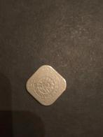 Zeldzame Vierkante Stuiver Wilhelmina (1913-1940), Postzegels en Munten, Munten | Nederland, Ophalen of Verzenden, Koningin Wilhelmina