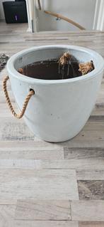 Pot, Tuin en Terras, Bloembakken en Plantenbakken, Ophalen, Steen, Minder dan 60 cm, Rond
