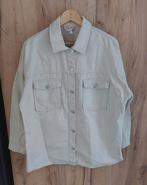 ONLY Overhemd Blouse licht beige L🙂, Only, Beige, Maat 42/44 (L), Nieuw