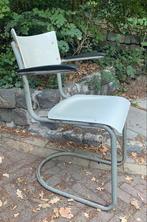 Buisstoel buisframe stoel witte zitting rug Gispen Mart Stam, Ophalen